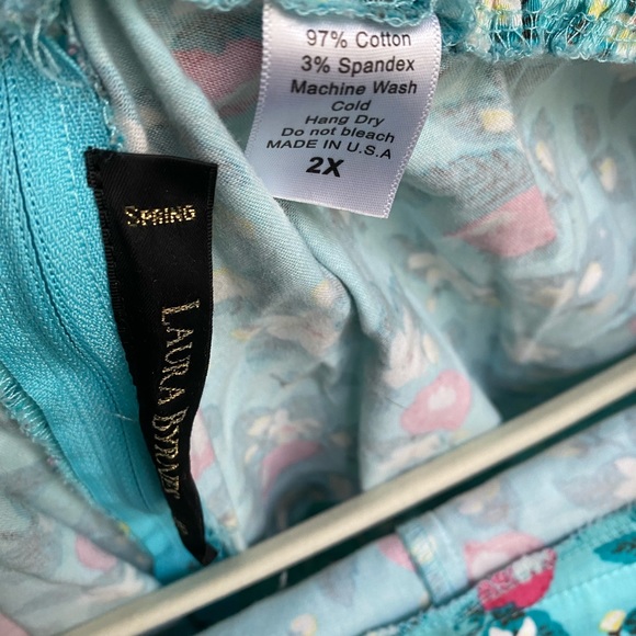 SOLD. 2X Blue Lemonade Shorts - Picture 2 of 3